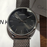 Calvin Klein High Noon Black Dial Silver Mesh Bracelet Watch for Men - K8M21121 Buy Now By Calvin Klein