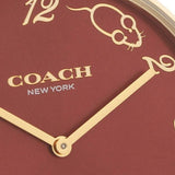 Coach Perry Red Dial Red Leather Strap Watch for Women - 14503486 Buy Now By Coach
