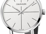 Calvin Klein Evan White Dial Black Leather Strap Watch for Women - K7B231CY Buy Now By Calvin Klein