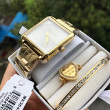 Michael Kors Lake Quartz White Dial Gold Steel Strap Watch For Women - MK3644 Buy Now By Michael Kors