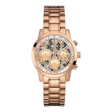 Guess Mini Sunrise Quartz Rose Gold Dial Rose Gold Steel Strap Watch For Women - W0448L9 Buy Now By Guess