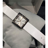 Calvin Klein Mark Silver Dial White Leather Strap Watch for Women - K3R231L6 Buy Now By Calvin Klein