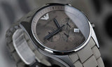 Emporio Armani Sportivo Chronograph Brown Dial Brown Steel Strap Watch For Men - AR5950 Buy Now By Emporio Armani