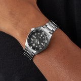 Seiko 5 Sports SKX Automatic Black Dial Silver Steel Strap Watch For Men - SRPK29K1 Buy Now By Seiko