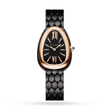 Bvlgari Serpenti Seduttori Black Dial Black Steel Strap Watch for Women - SERPENTI103704 Buy Now By Bvlgari
