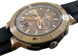 Versace V Extreme Chronograph Brown Tone Dial Black Rubber Strap Watch for Men - VCN030017 Buy Now By Versace