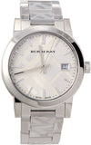 Burberry The City White Dial Silver Steel Strap Watch for Women - BU9144 Buy Now By Burberry