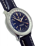 Breitling Navitimer Automatic 41mm Blue Leather Strap Mens Watch - A17326211C1P3 Buy Now By Breitling