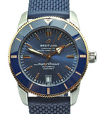 Breitling Superocean Heritage B20 Automatic 42 Blue Dial Blue Mesh Bracelet Watch for Men - UB2010161C1S1 Buy Now By Breitling
