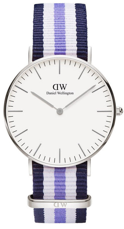 Daniel Wellington Classic Trinity White Dial Three Tone Nylon Strap Watch For Women - 0609DW Buy Now By Daniel Wellington