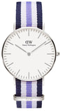 Daniel Wellington Classic Trinity White Dial Three Tone Nylon Strap Watch For Women - 0609DW Buy Now By Daniel Wellington