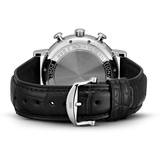 IWC Portofino Chronograph Black Dial Black Leather Strap Watch for Men - IW391029 Buy Now By IWC