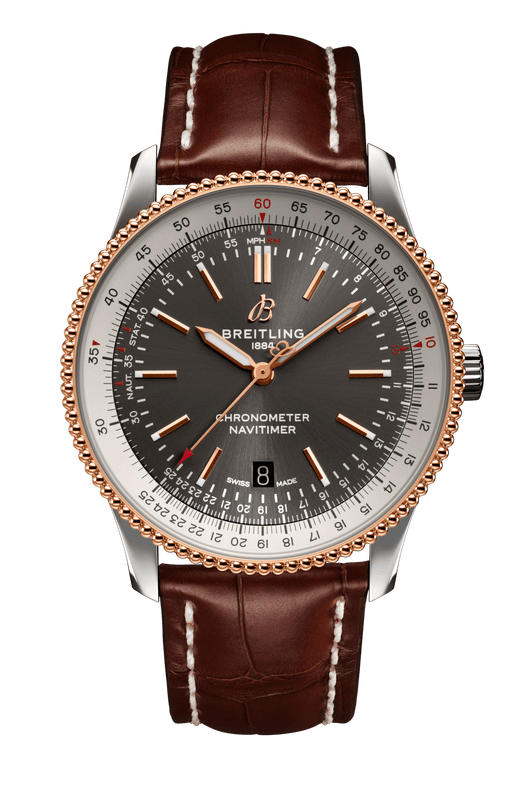Breitling Navitimer 1 Automatic 41mm Black Dial Brown Leather Strap Mens Watch - U17326211M1P1 Buy Now By Breitling