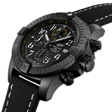 Breitling Avenger Chronograph 45mm Night Mission Black Dial Black Nylon Strap Watch for Men - V13317101B1X1 Buy Now By Breitling