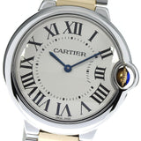 Cartier Ballon Bleu Silver Dial Two Tone Steel Strap Watch for Unisex Watch - W69008Z3 Buy Now By Cartier