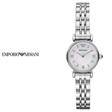 Emporio Armani Gianni White Dial Silver Steel Strap Watch For Women - AR1763 Buy Now By Emporio Armani