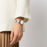 Swarovski Octea Nova Silver Dial Silver Mesh Strap Watch for Women - 5650039 Buy Now By Swarovski