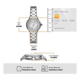 Emporio Armani Mia Three Crystals Silver Dial Silver Steel Strap Watch For Women - AR11632 Buy Now By Emporio Armani