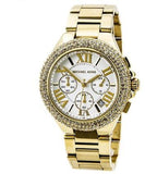Michael Kors Camille Silver Diamonds Dial Gold Steel Strap Watch for Women - MK5756 Buy Now By Michael Kors