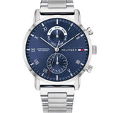Tommy Hilfiger Kane Blue Dial Silver Steel Strap Watch for Men - 1710401 Buy Now By Tommy Hilfiger
