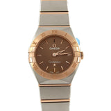 Omega Constellation Quartz Brown Dial Silver Steel Strap Watch for Women - 131.20.25.60.13.001 Buy Now By Omega