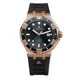 Maurice Lacroix Aikon Venturer Black Dial Black Rubber Strap Watch For Men - AI6058-BRZ0B-330-2 Buy Now By Maurice Lacroix