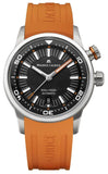 Maurice Lacroix Pontos S Diver Black Dial Orange Rubber Strap Watch For Men - PT6248-SS00L-330-J Buy Now By Maurice Lacroix