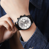 Hugo Boss Rafale Chronograph Quartz Silver Dial Black Leather Strap Watch For Men - 1513403 Buy Now By Hugo Boss