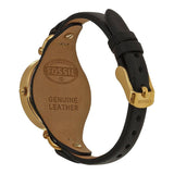 Fossil Georgia Black Dial Black Leather Strap Watch for Women - ES3148 Buy Now By Fossil