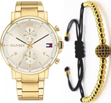 Tommy Hilfiger Daniel White Dial Gold Steel Strap Watch for Men - 1710415 Buy Now By Tommy Hilfiger
