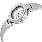 Gucci Guccissima Diamonds Mother of Pearl Dial Silver Steel Strap Watch For Women - YA134504 Buy Now By Gucci