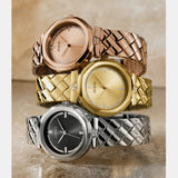 Guess Rumour Quartz Rose Gold Dial Rose Gold Steel Strap Watch For Women - GW0613L3 Buy Now By Guess