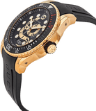 Gucci Dive Quartz Black Dial Black Rubber Strap Watch For Men - YA136219 Buy Now By Gucci