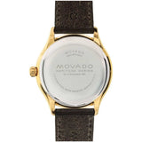 Movado Heritage Calendoplan Beige Dial Brown Leather Strap Watch for Men - 3650003 Buy Now By Movado