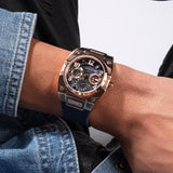 Guess Prodigy Multifunction Navy Blue Dial Blue Silicone Strap Watch For Men - GW0569G3 Buy Now By Guess