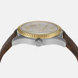 Michael Kors Lexington Silver Dial Brown Leather Strap Watch For Women - MK4745 Buy Now By Michael Kors