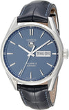 Tag Heuer Carrera Calibre 5 Automatic Blue Dial Blue Leather Strap Watch for Men - WAR201E.FC6292 Buy Now By Tag Heuer