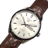 Tag Heuer Carrera Day Date Silver Dial Brown Leather Strap Watch for Men - WBN2011.FC6484 Buy Now By Tag Heuer