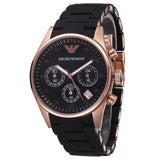 Emporio Armani Sportivo Black Dial Black Steel Strap Watch For Women - AR5906 Buy Now By Emporio Armani