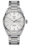 Tag Heuer Carrera Calibre 5 Automatic White Dial Silver Steel Strap Watch for Men - WAR201B.BA0723 Buy Now By Tag Heuer