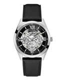 Guess Tailor Multifunction Black Dial Black Leather Strap Watch for Men - GW0389G1 Buy Now By Guess