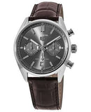 Tag Heuer Carrera Chronograph Grey Dial Brown Leather Strap Watch for Men - CBN2012.FC6483 Buy Now By Tag Heuer