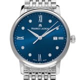 Maurice Lacroix Eliros Diamonds Blue Dial Silver Steel Strap Watch For Women - EL1094-SS002-450-1 Buy Now By Maurice Lacroix