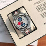 Maurice Lacroix Aikon Chronograph Special Edition Mahindra Racing Silver Dial Grey Rubber Strap Watch for Men - AI1018-TT031-130-2 Buy Now By Maurice Lacroix