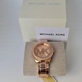 Michael Kors Tibby Quartz Rose Gold Dial Rose Gold Steel Strap Watch For Women - MK6880 Buy Now By Michael Kors