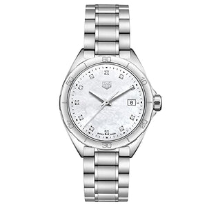 Tag Heuer Formula 1 White Mother of Pearl Dial Silver Steel Strap Watch for Women - WBJ1319.BA0666 Buy Now By Tag Heuer