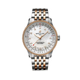 Breitling Navitimer Automatic 41 White Dial Two Tone Steel Strap Watch for Men - U17326211G1U1 Buy Now By Breitling