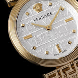 Versace Meander Greca White Dial Gold Mesh Bracelet Watch for Women - VELW00820 Buy Now By Versace