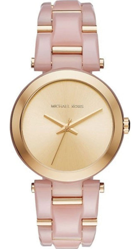 Michael Kors Delray Rose Gold Dial Pink Steel Strap Watch for Women - MK4316 Buy Now By Michael Kors