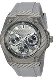 Guess Legacy Grey Dial Grey Silicone Strap Watch For Men - W1048G1 Buy Now By Guess